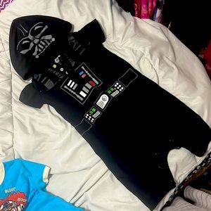 Disney Star Wars, her universe, Darth, Vader, short onesie size 24 months